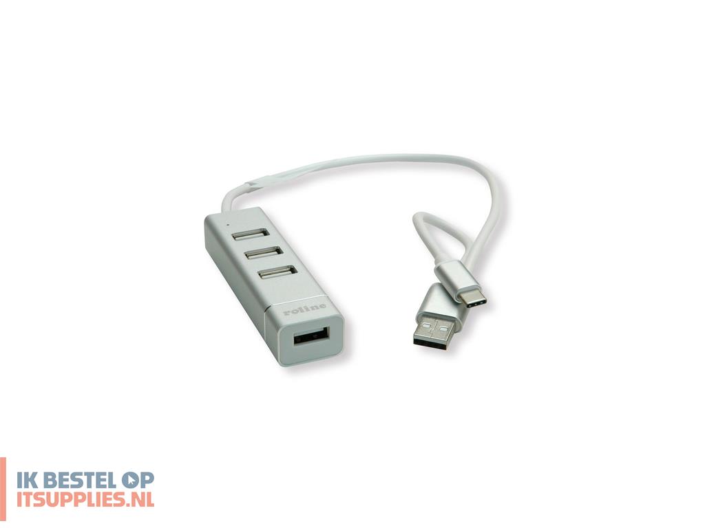 3120616-roline_14025037_interface_hub_usb_20_480_mbits_zilver-_wit