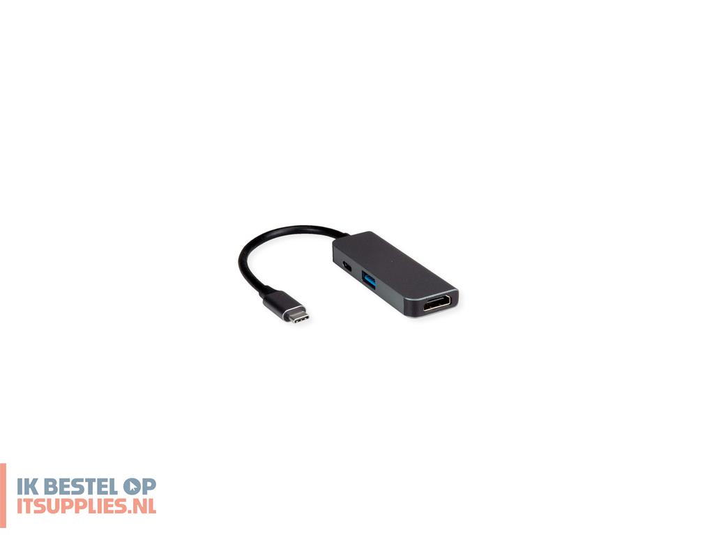 0405616-value_12991141_laptop_dock_poortreplicator_bedraad_usb_32_gen_1_31_gen_1_type-c_zwart