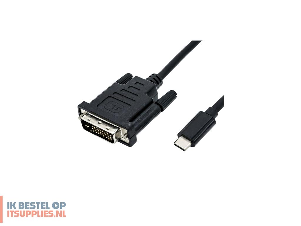 3320807-roline_11045831_dvi-d_usb_type-c_zwart