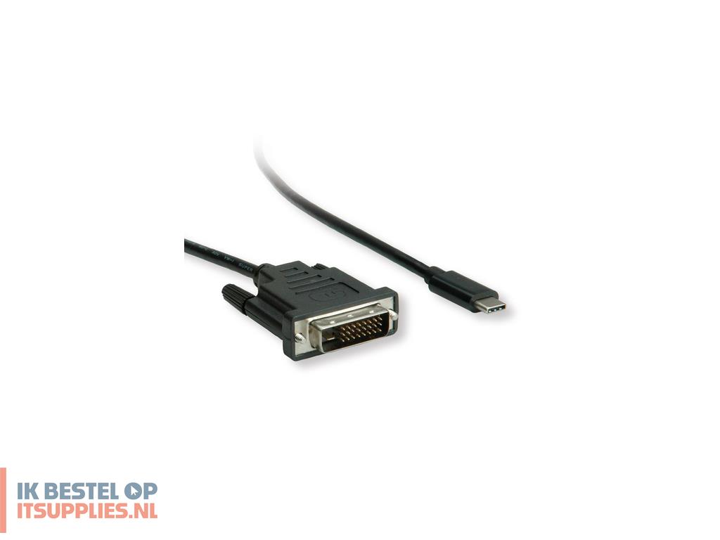 3327958-roline_11045831_dvi-d_usb_type-c_zwart