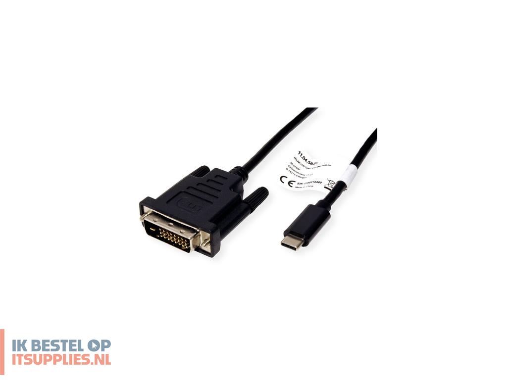 3329188-roline_11045831_dvi-d_usb_type-c_zwart