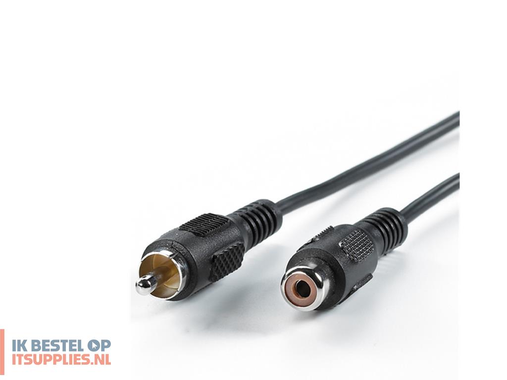 3143066-value_cinch_cable-_simplex_m_-_f_10_m_audio_kabel_rca_zwart