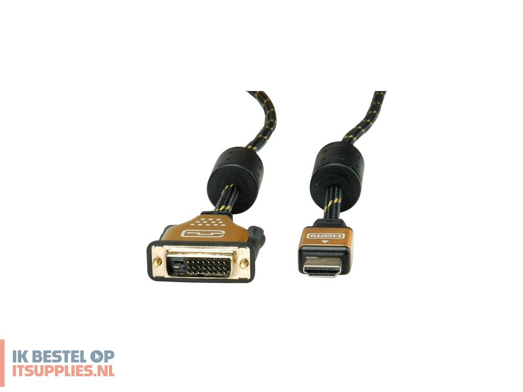 3021679-roline_11045890_video_kabel_adapter_1_m_hdmi_dvi_zwart-_goud