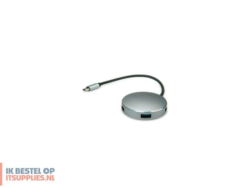 1802338-roline_14025036_interface_hub_usb_32_gen_1_31_gen_1_type-c_5000_mbits_zwart-_roestvrijstaal