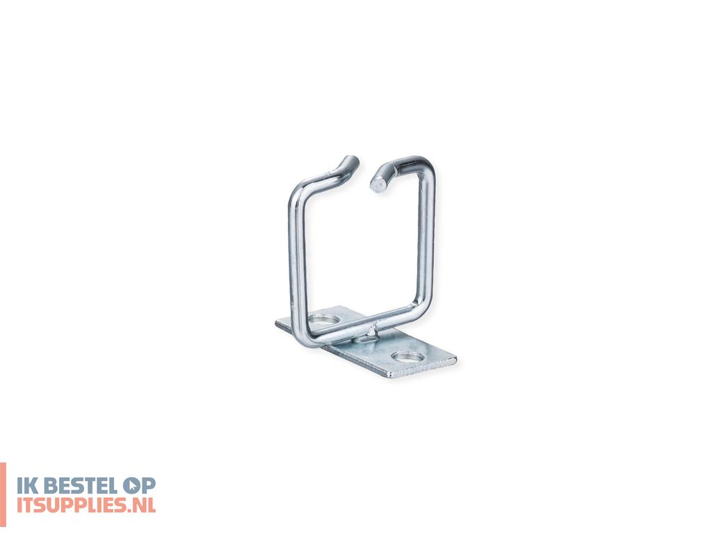 1537667-roline_26300015_kabelbeheersysteem_rek_kabelhaak_zilver_1_stuks