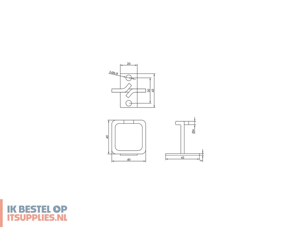 1540099-roline_26300015_kabelbeheersysteem_rek_kabelhaak_zilver_1_stuks