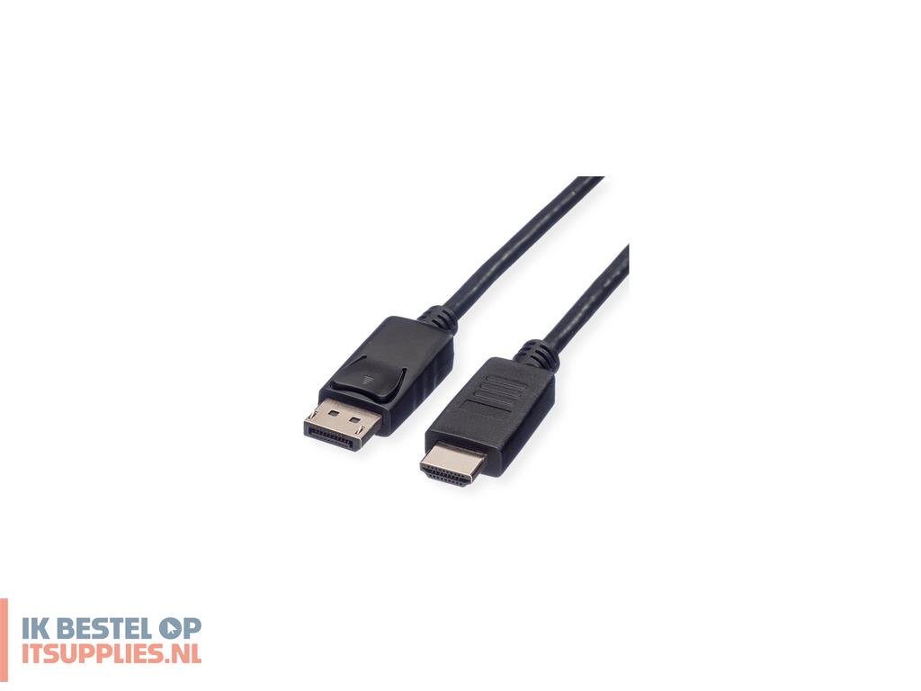 3144875-roline_recycled_material_11455780_video_kabel_adapter_1_m_displayport_hdmi_zwart