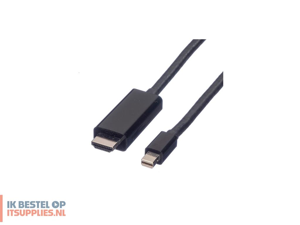 1535766-value_11995796_video_kabel_adapter_2_m_mini_displayport_zwart