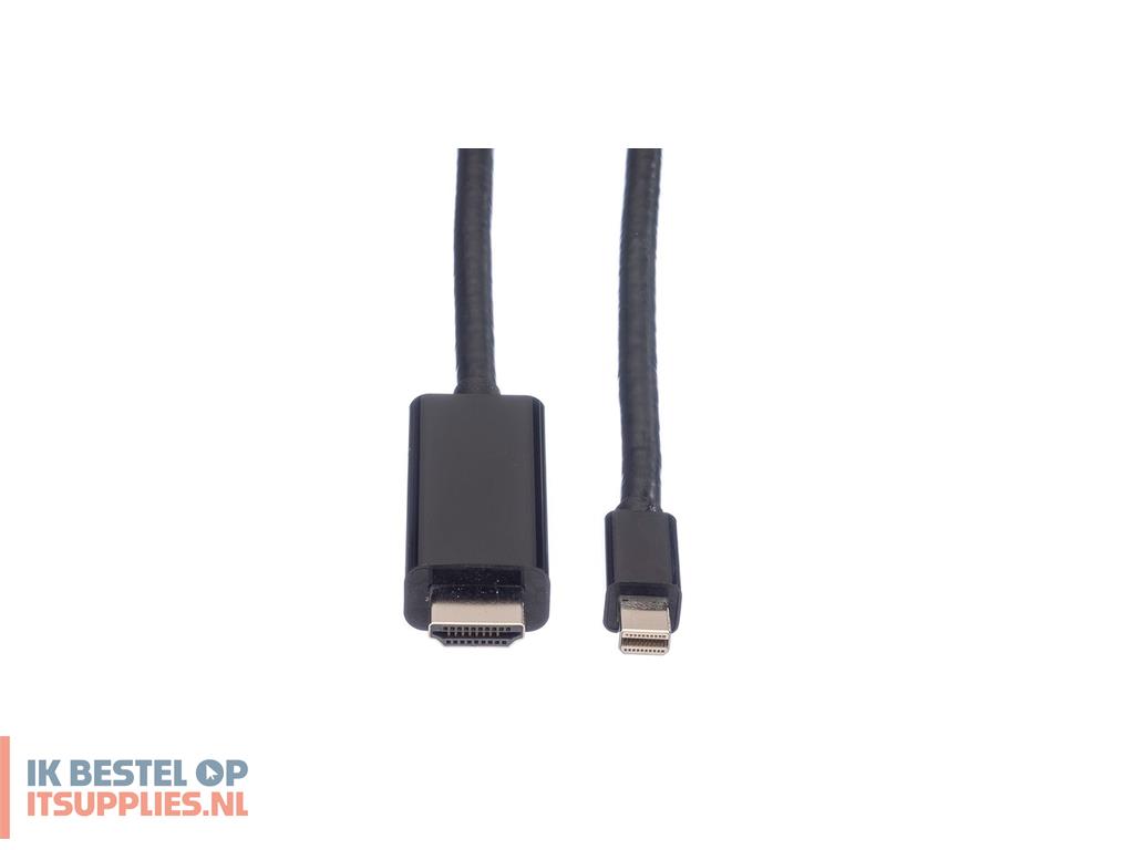 1541262-value_11995796_video_kabel_adapter_2_m_mini_displayport_zwart