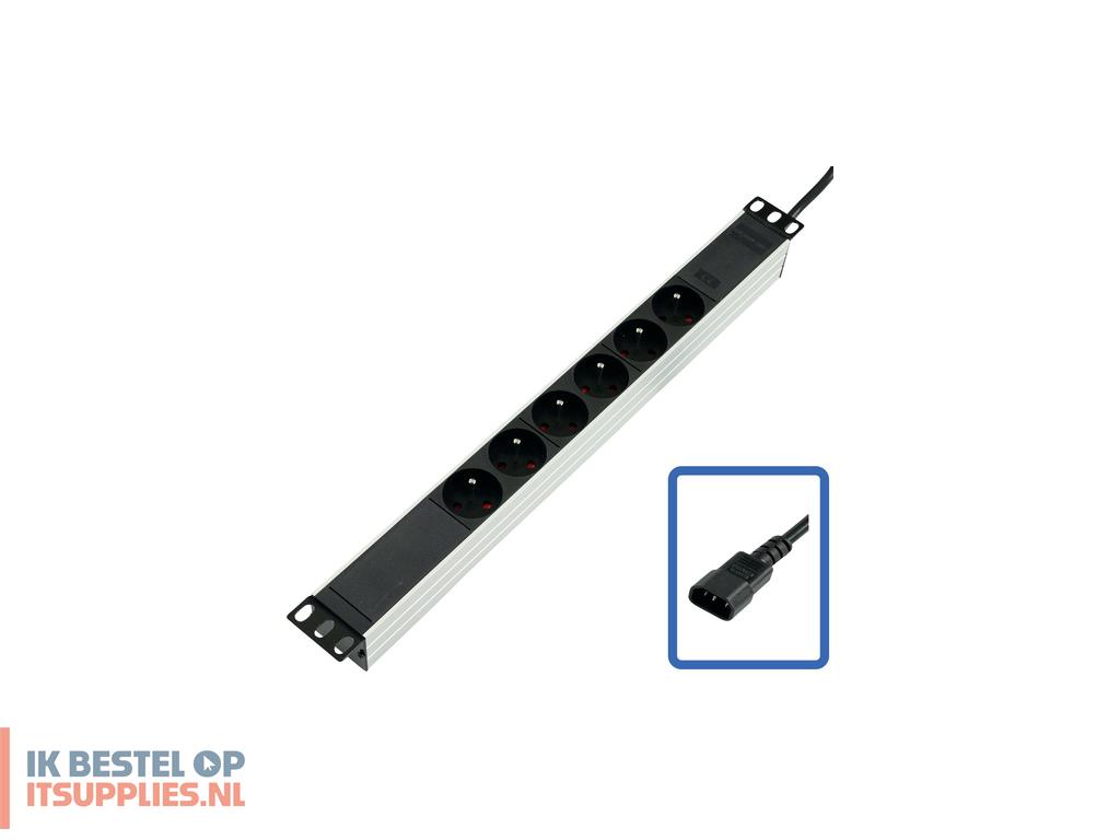 3028589-lanview_power_strip_19_-_6_way_-_full_aluminium_with_c14_ups_port_energiedistributie_zwart