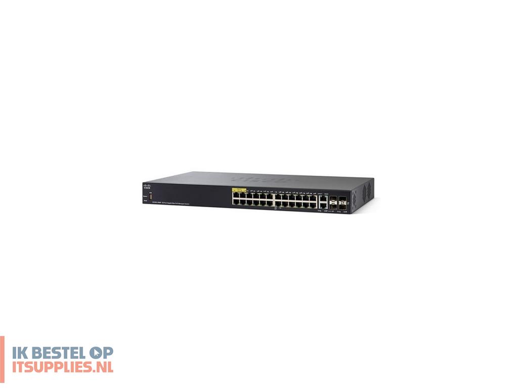 4659482-cisco_sg350_managed_l3_gigabit_ethernet_101001000_power_over_ethernet_poe_1u_zwart