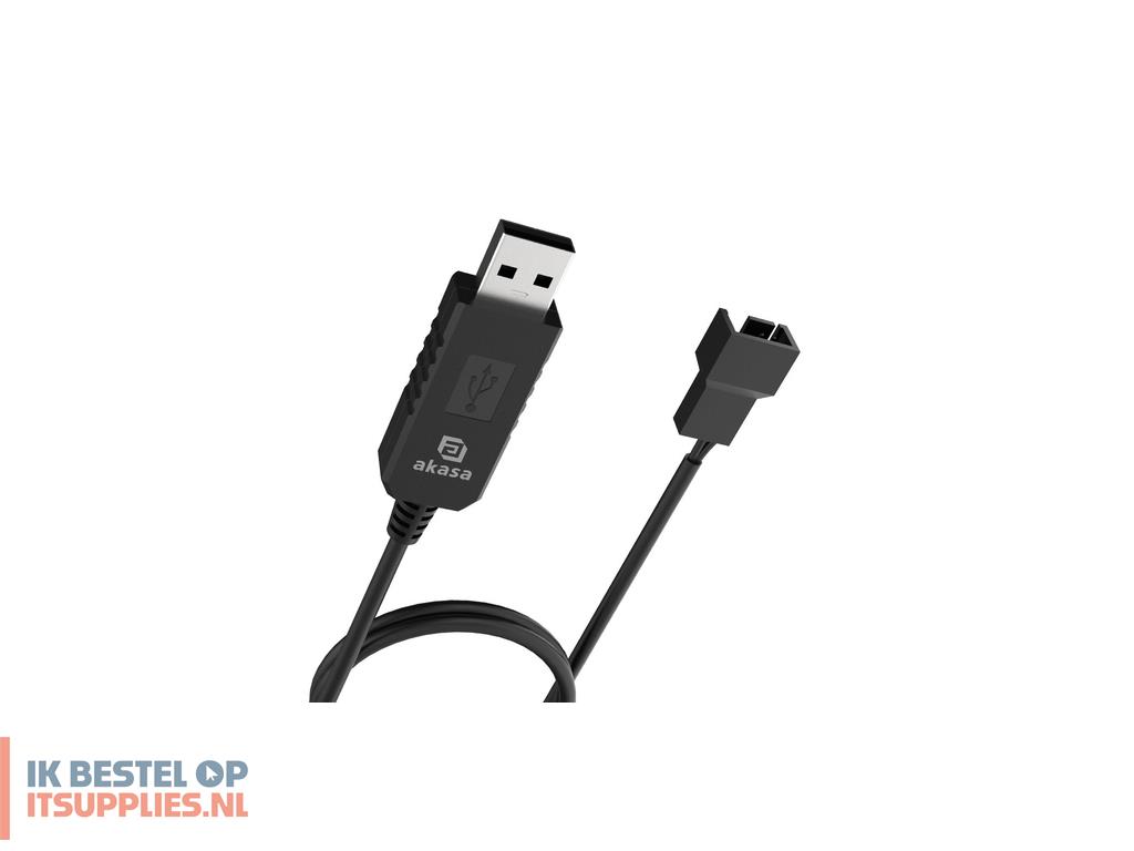 1115044-akasa_ak-cbfa10-60bk_tussenstuk_voor_kabels_3-pin_or_4-pin_usb_type-a_zwart