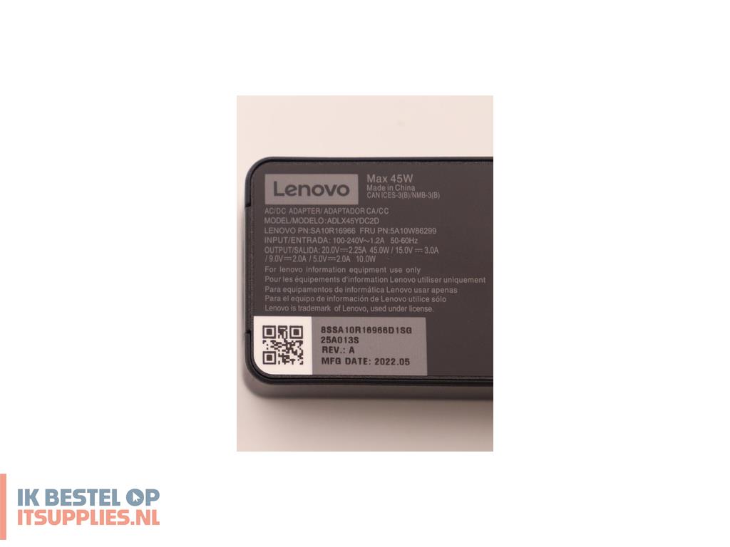 4526663-refurbished_lenovo_5a10w86299_netvoeding_inverter_binnen_45_w_zwart