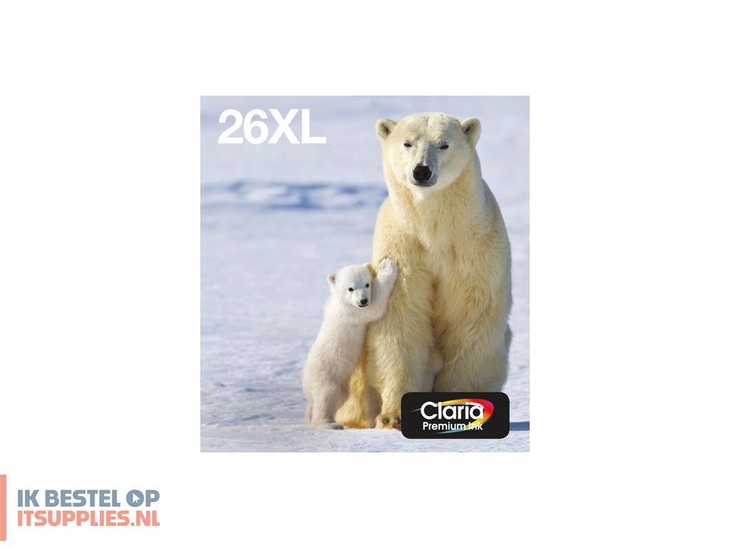 0721686-epson_polar_bear_c13t26364511_inktcartridge_1_stuks_hoog_xl_rendement_zwart-_cyaan-_magenta-_geel