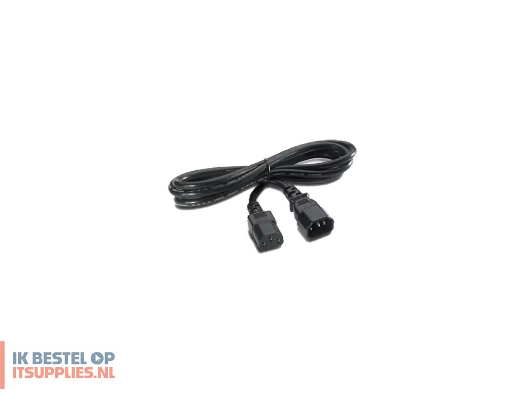 0042103-refurbished_lenovo_4l67a08370_electriciteitssnoer_zwart_2-8_m_iec_c13_iec_c14