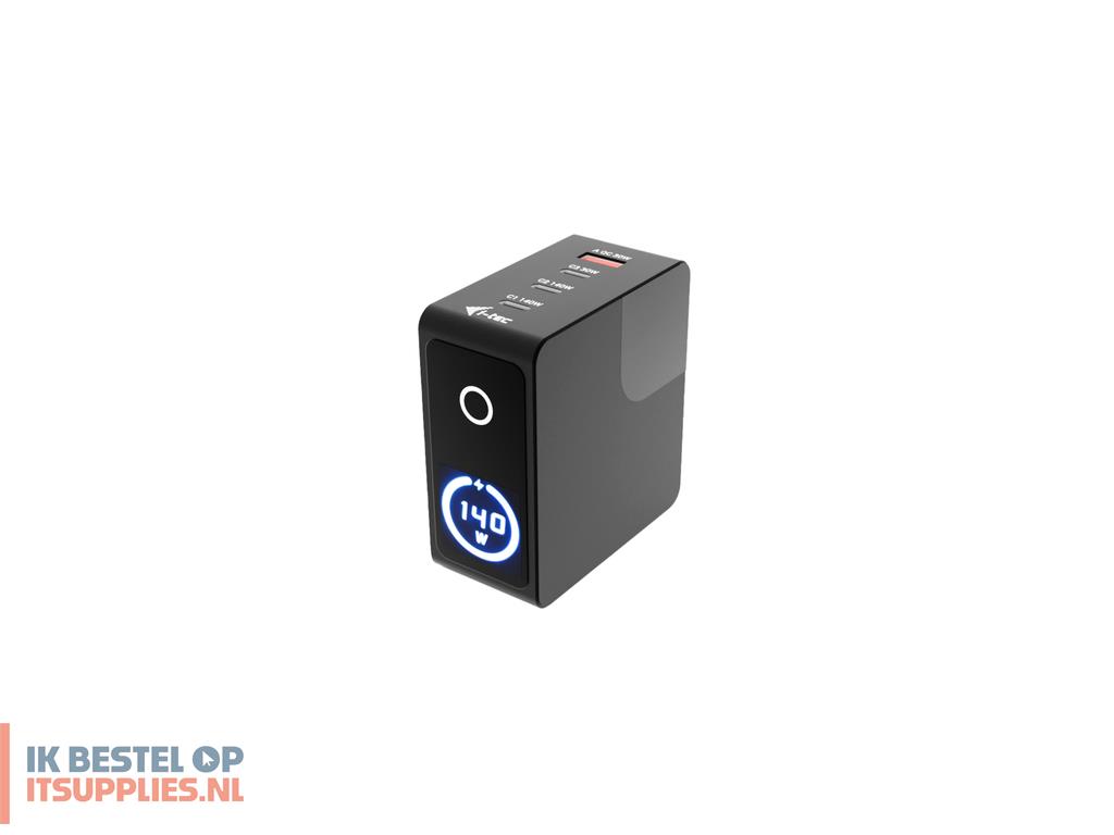 3018364-i-tec_charger-intg140wuk_oplader_voor_mobiele_apparatuur_universeel_zwart_ac_snel_opladen_binnen