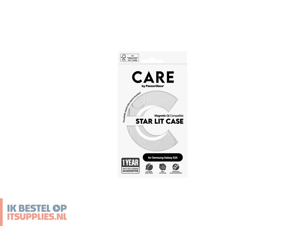 4752590-panzerglass_care_by__star_lit_case_w_white_qi_compatible_samsung_galaxy_s25_mobiele_telefoon_behuizingen