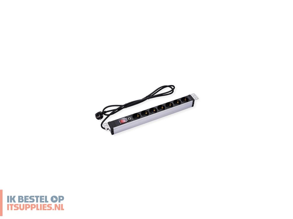3106845-value_19991637_energiedistributie_7_ac-uitgangen_1u_aluminium-_zwart