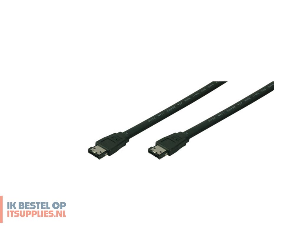 3229354-logilink_esata_10m_sata-kabel_1_m_zwart