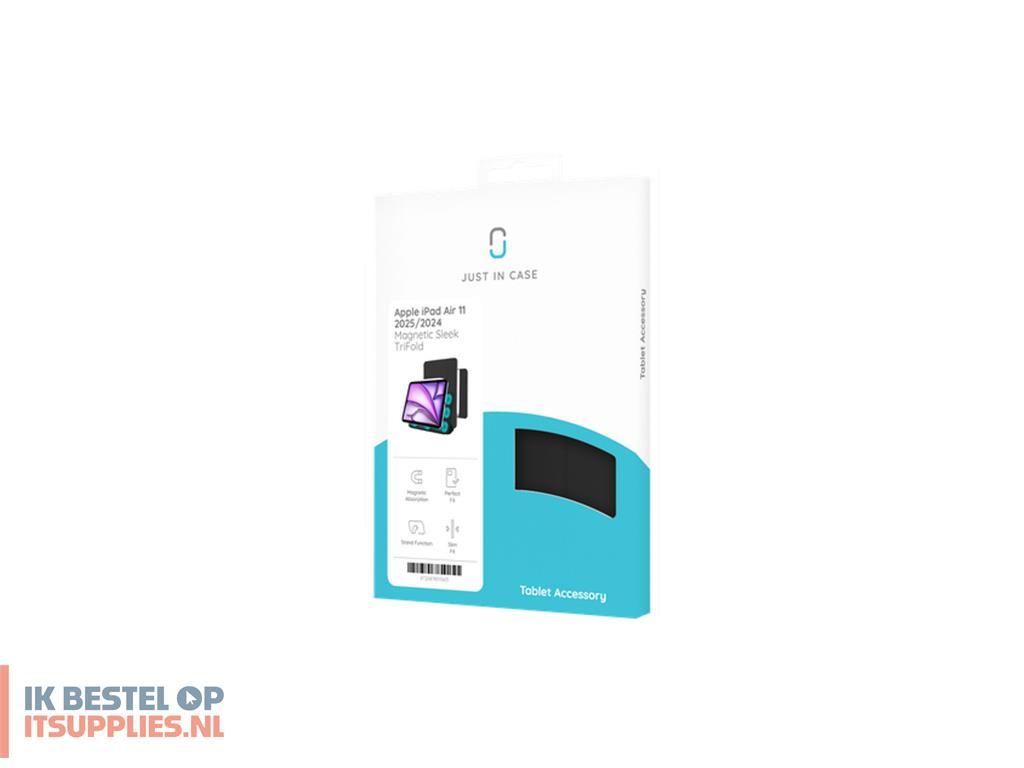 4523025-just_in_case_8510631_tabletbehuizing_27-9_cm_11_flip_case_zwart