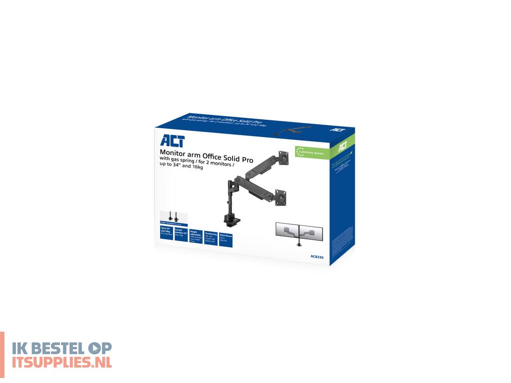 4542992-act_ac8330_flat_panel_bureau_steun_86-4_cm_34_zwart
