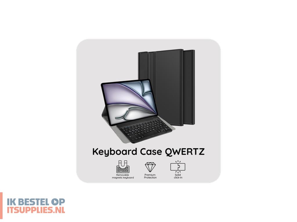 1644218-just_in_case_8451125_tabletbehuizing_33_cm_13_flip_case_zwart