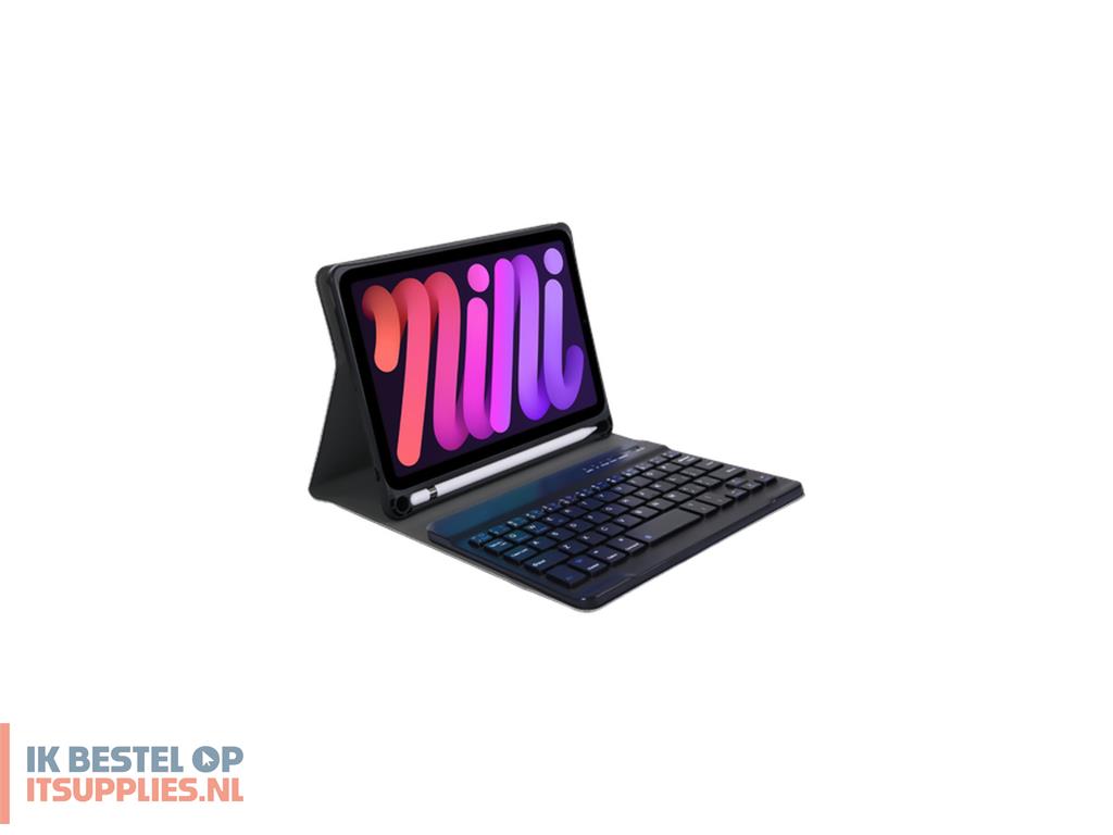 0009280-just_in_case_8503879_tabletbehuizing_21-1_cm_83_flip_case_zwart