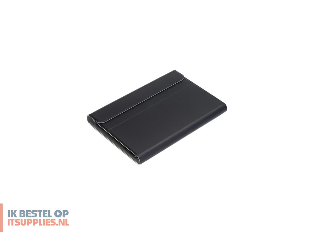 0014076-just_in_case_8503879_tabletbehuizing_21-1_cm_83_flip_case_zwart