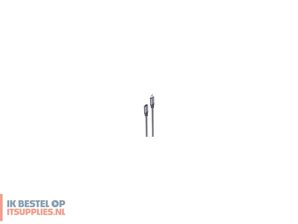 1525757-shiverpeaks_bs13-46030_usb-kabel_usb_32_gen_2_31_gen_2_2_m_usb_c_10_gbits_100_w_zwart-_grijs