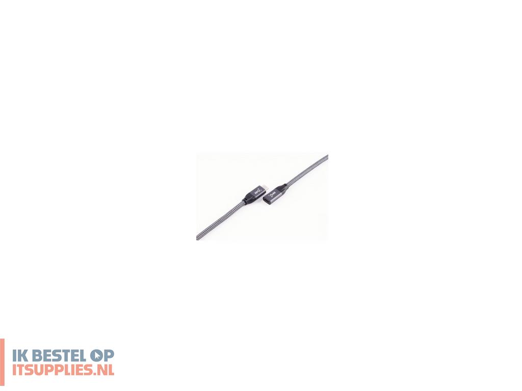1527122-shiverpeaks_bs13-46030_usb-kabel_usb_32_gen_2_31_gen_2_2_m_usb_c_10_gbits_100_w_zwart-_grijs