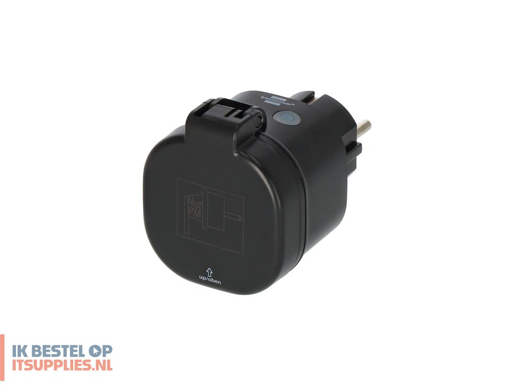 1523995-refurbished_brennenstuhl_1294860100_smart_plug_3680_w_thuis_zwart-_grijs