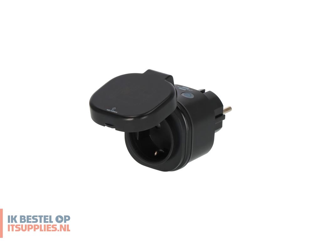 1526131-refurbished_brennenstuhl_1294860100_smart_plug_3680_w_thuis_zwart-_grijs