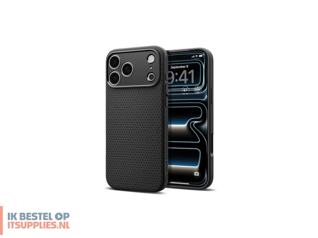 4608020-spigen_iphone_2026_pro_17_pro_liquid_air_matte_black_mobiele_telefoon_behuizingen_16_cm_63_hoes_zwart