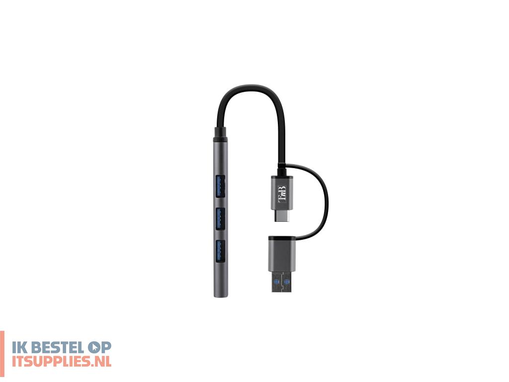 1519105-tnb_hubslim4_interface_hub_usb_20_5000_mbits_grijs