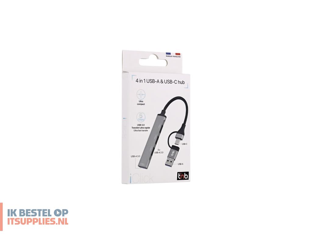 1519934-tnb_hubslim4_interface_hub_usb_20_5000_mbits_grijs