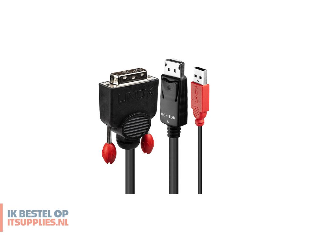 1518130-lindy_41975_video_kabel_adapter_0-5_m_dvi-d_mini_displayport_zwart