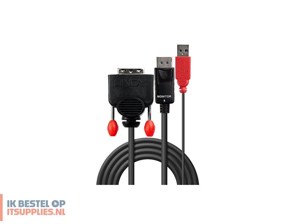 1519949-lindy_41975_video_kabel_adapter_0-5_m_dvi-d_mini_displayport_zwart