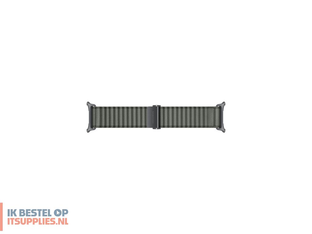3052938-samsung_trail_band_sml_for_galaxy_watch_ultra2_olijf_stofweefsel