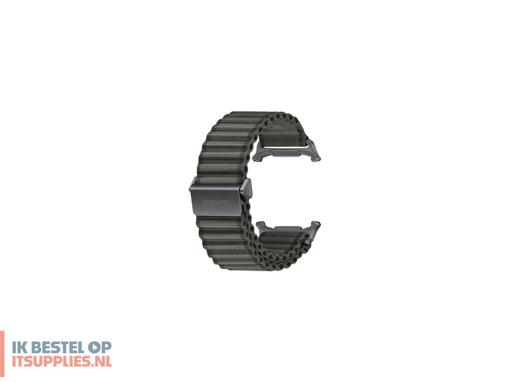 3056412-samsung_trail_band_sml_for_galaxy_watch_ultra2_olijf_stofweefsel