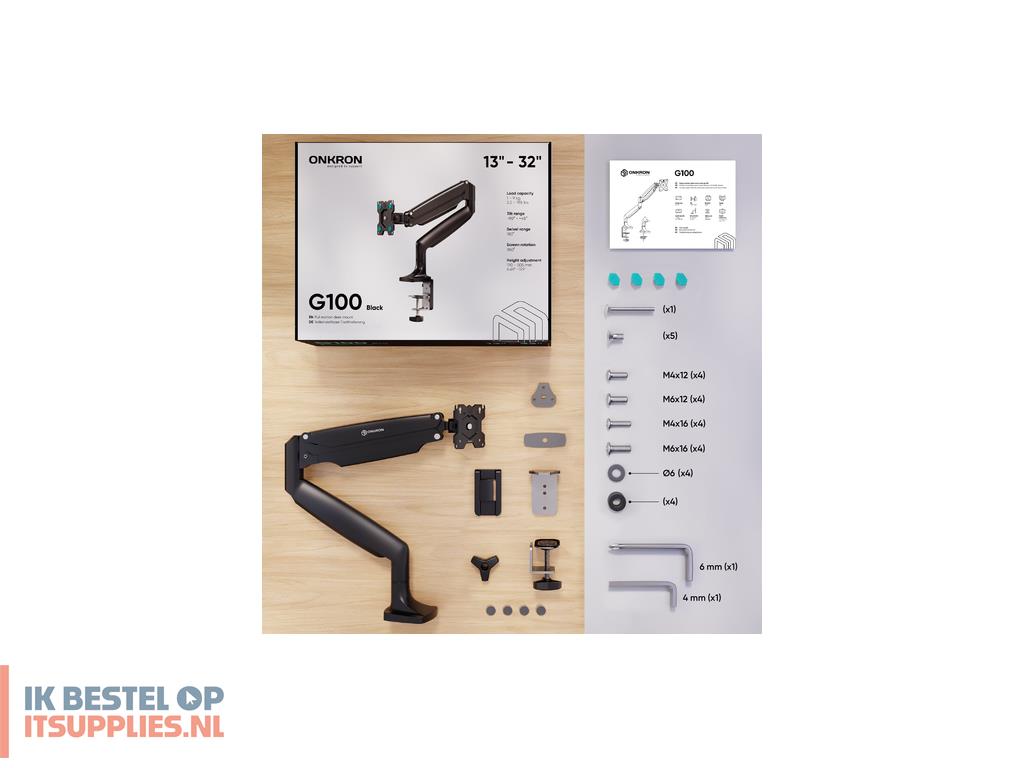 0150377-onkron_g100-b_flat_panel_bureau_steun_81-3_cm_32_zwart