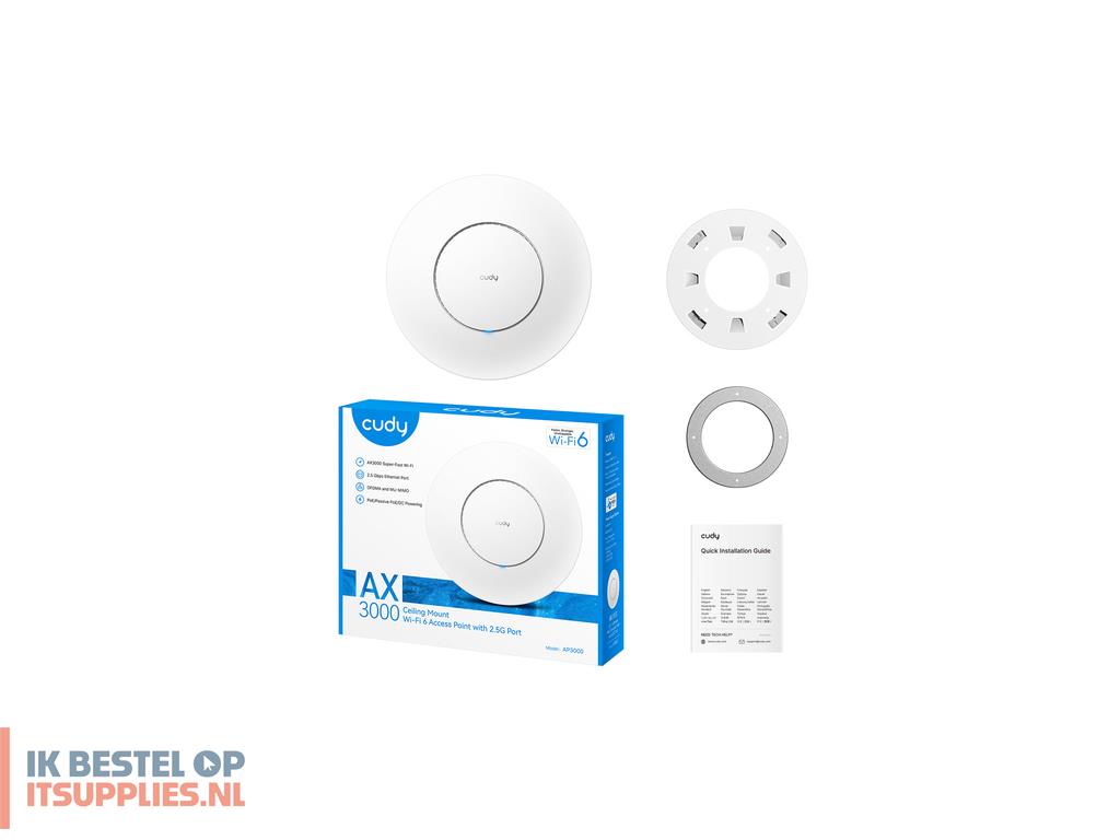 1522343-cudy_ap3000_draadloos_toegangspunt_wap_2976_mbits_wit_power_over_ethernet_poe