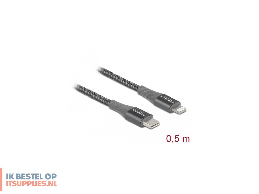 1746095-delock_86630_lightning-kabel_0-5_m_grijs