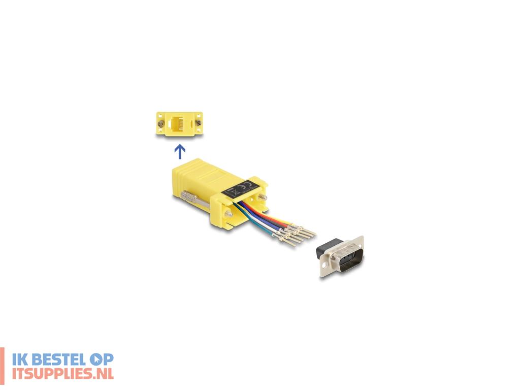 1651315-delock_67076_tussenstuk_voor_kabels_d-sub_9_rj12_geel