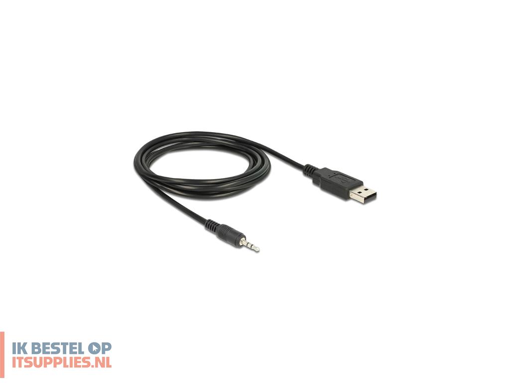 0037304-delock_18m_usb_20-a25mm_audio_kabel_1-8_m_usb_type-a_zwart
