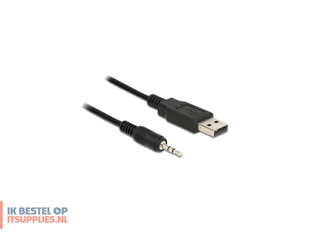 3058503-delock_18m_usb_20-a25mm_audio_kabel_1-8_m_usb_type-a_zwart