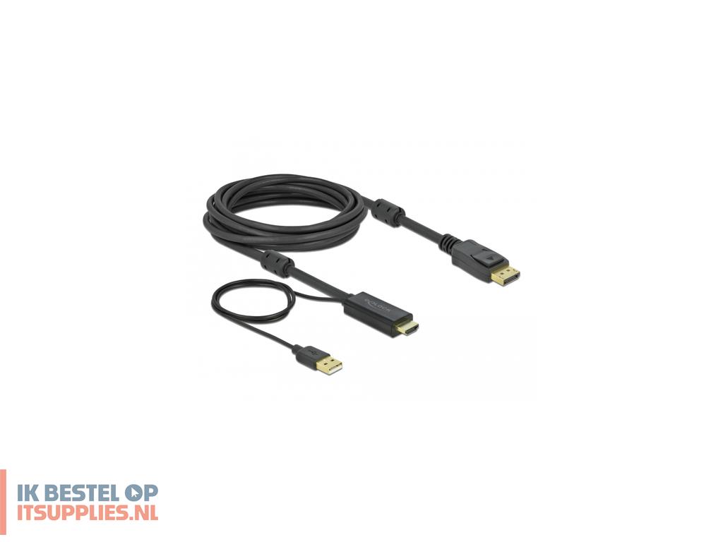 1832392-delock_85966_video_kabel_adapter_5_m_hdmi_type_a_standaard_displayport_usb_type-a_zwart