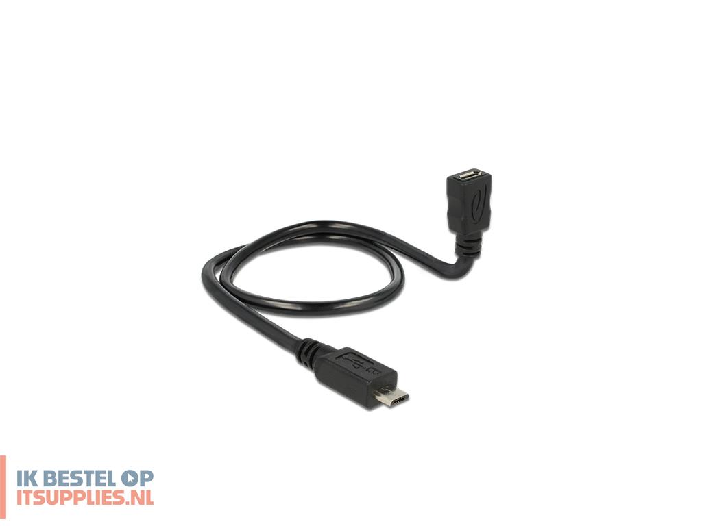 1831430-delock_83925_usb-kabel_usb_20_0-5_m_micro-usb_b_usb_c_0-48_gbits_zwart