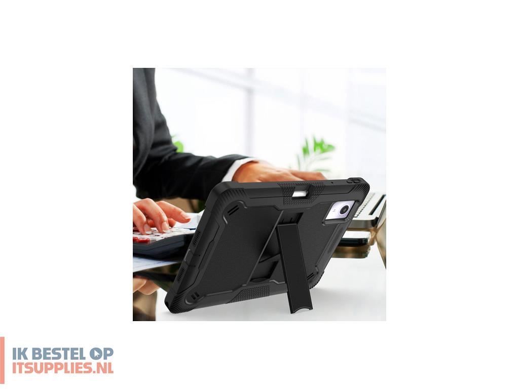 1558072-estuff_lenovo_tab_k12_tampa_defender_without_built-in_screen_protector_black_zwart