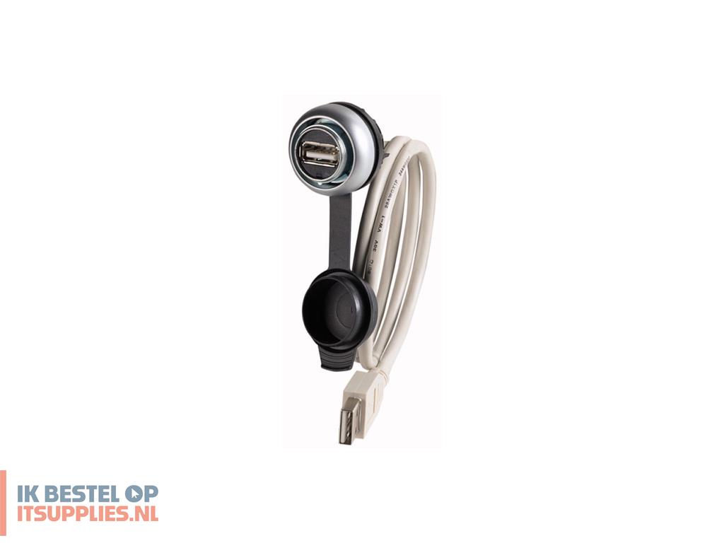 3109020-eaton_m22-usb-sa_wandcontactdoos_usb_a_zwart-_zilver-_wit