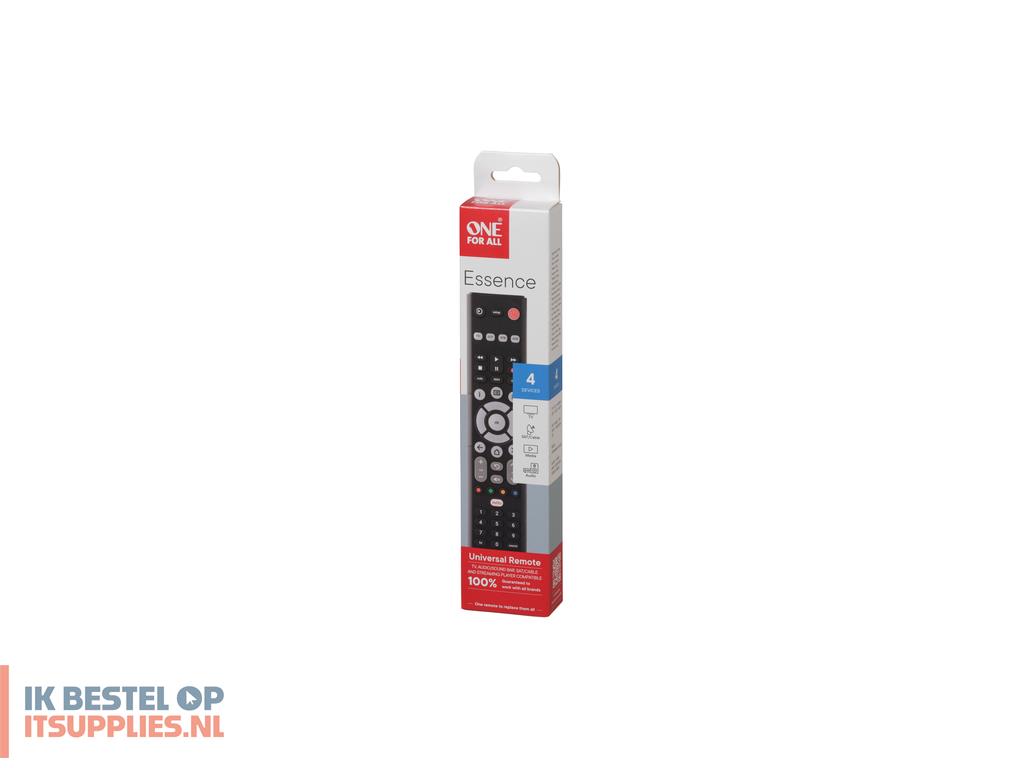 3150830-one_for_all_essence_basic_4_afstandsbediening_ir_draadloos_audio-_game_console-_tv_drukknopen
